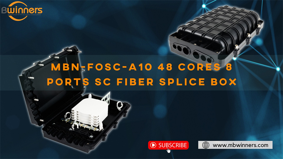 MBN-Fosc-A10 48 core 8 porte SC Box giunta in fibra