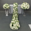 YR 2602 Customized Rose Orchid Leaves Centerpiece for Wedding Tables1