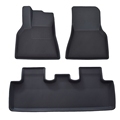 Waterproof Non-Skid 3D TPR XPE Carpet Foot Pad for Tesla Model Y Car Mats1