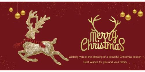 Warm Christmas Wishes and Gratitude