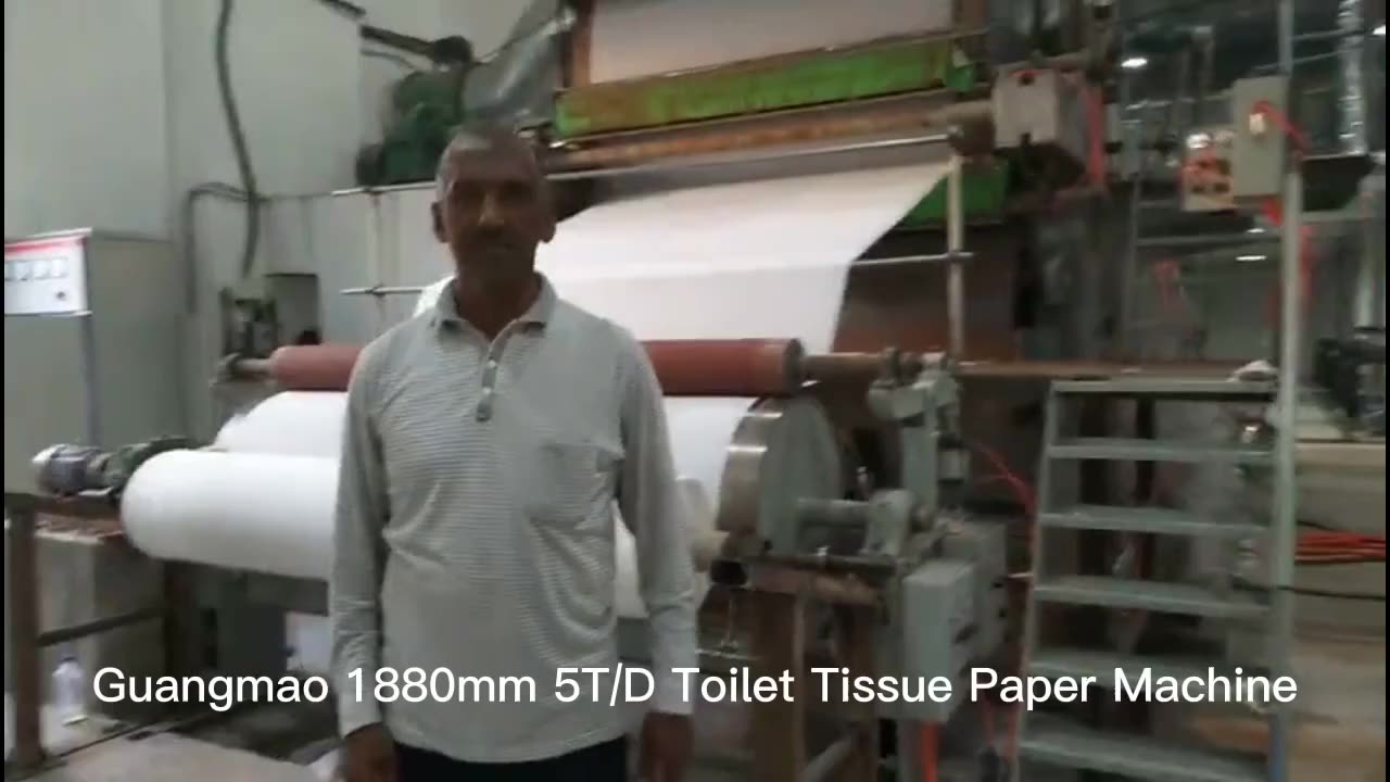 Нестаоне полностью автоматическая высокоскоростная туалетная бумага Производственная линия для производства туалетной бумаги для продажи1
