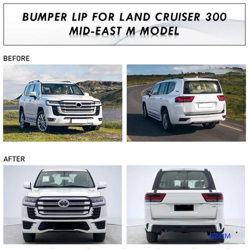 BUMPER LIP FOR LAND CRUISER 300 MID-EAST M MODEL HOT SALE NOW!