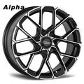 RIZO Alpha Luxury Matte Black Machined Face 18-inch Aftermarket Alloy Wheels: Top Seller in the Market1