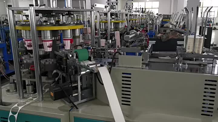 Máquina de fabricação de copo de papel de alta velocidade