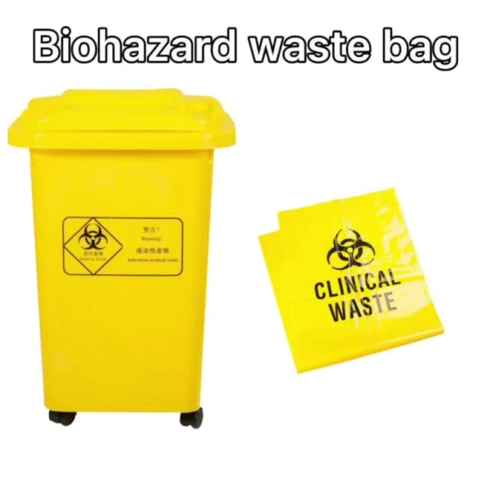 Nhà sản xuất Siny Túi xử lý chất thải y tế Túi nước rút túi dây rút Biohazard Túi chất thải y tế dùng một lần trong bệnh viện1