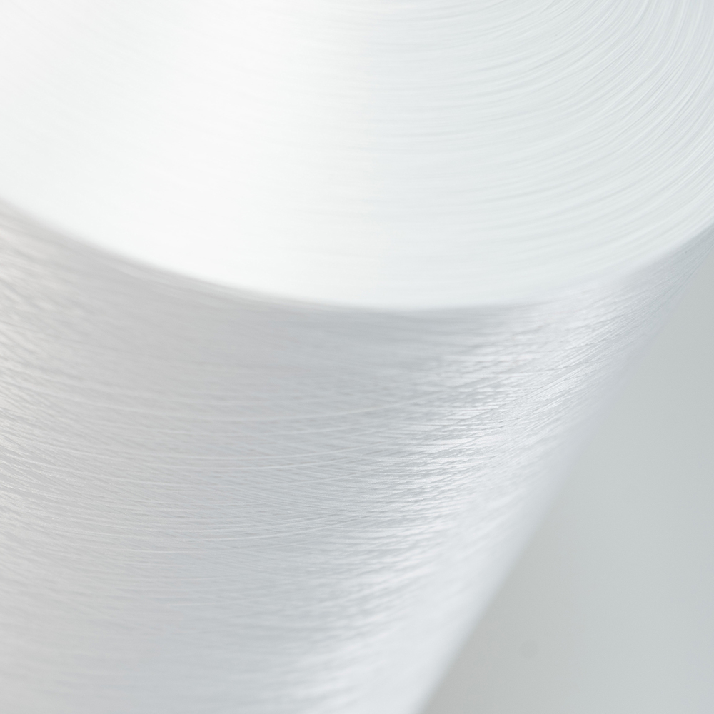 DTY 150/96 150D 48F 144 75/72 Sim 36 50D Denier Sd Coolmax Twisted Raw White DTY 100% Polyester Filament Textured Yarn