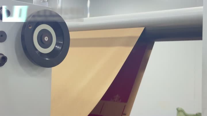 Video de producción de bolsas de papel portátil de papel Kraft