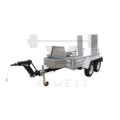 Custom Small Mini Excavator Trailer with Tandem Axles for Excavator Steel Customization1