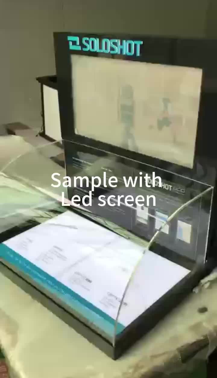 sample with led screen