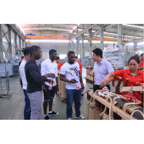 West African politicians visited the factory