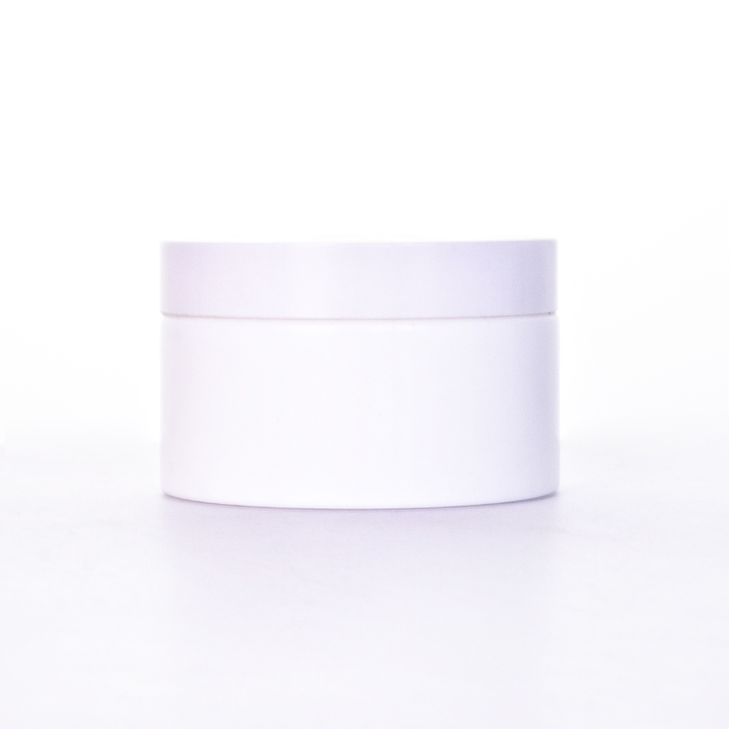 250 g weißes Creme -Jar -Behälter mit weißen Deckeln