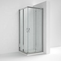 5mm Square Tempered Glass Shower Enclosure - Easy Clean Bathroom Door1