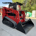 China Powerful Hydraulic Track Skid Steer Loader 1200kg-1500kg with Chassis EPA Engine1