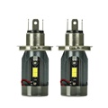 High Low Beam Ba20d P15d Gloden Cob 3 Led Motorcycle Headlight 8-80v Scooter Car Accessories Fog Light Led Light Bulb1