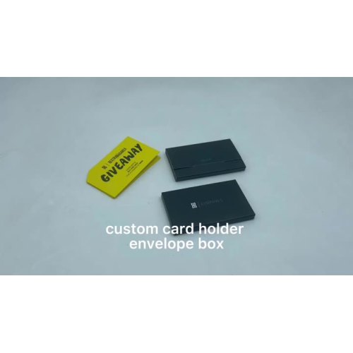 Custom printed card holder