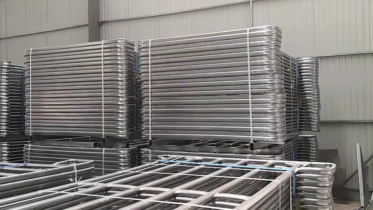 Panneaux de clôture en métal galvanisés portables pas cher USET USET