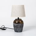 Handmade Rustic Hotel Living Room Decor: Discover the Charm of Antique Ceramic Table Lamps and Handcrafted Bedside Desk Lamps1