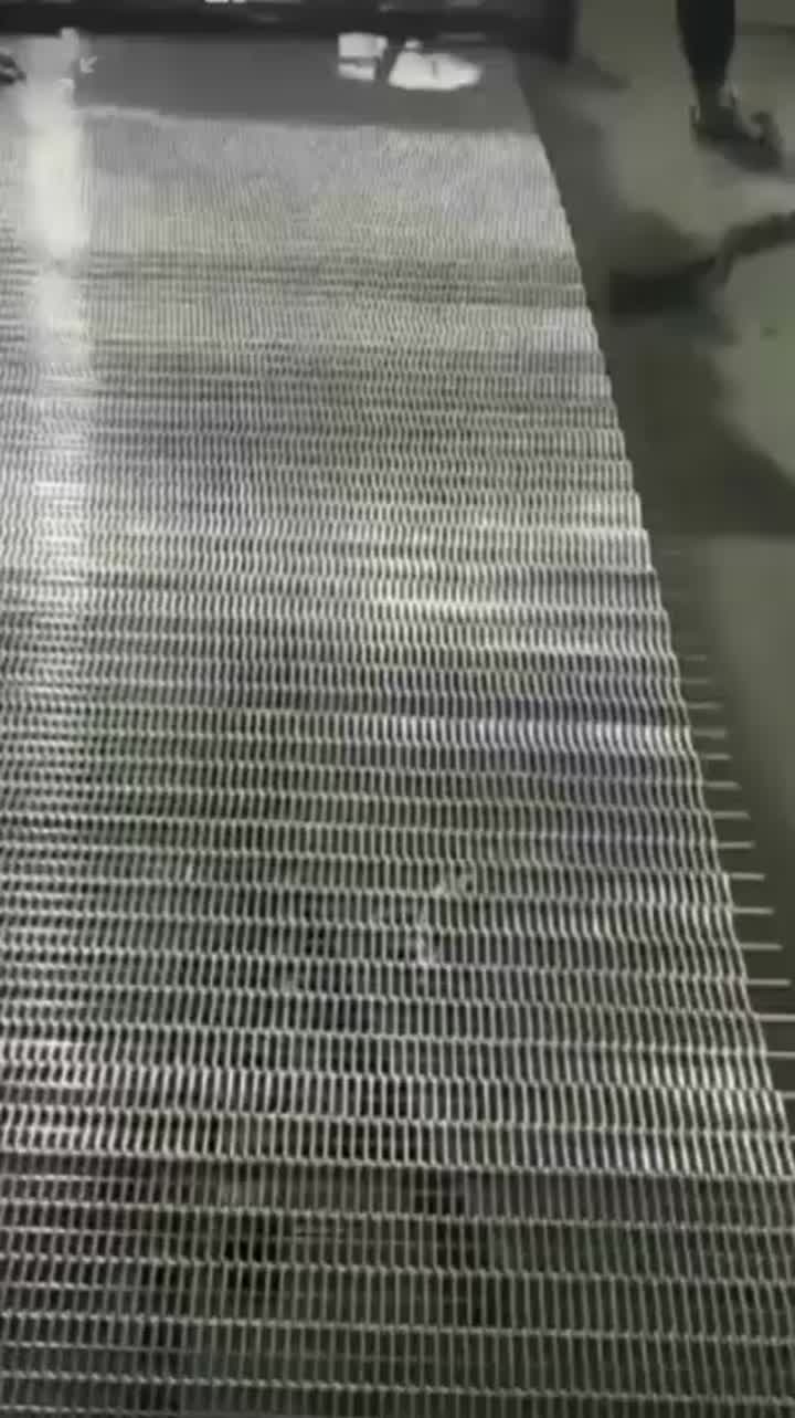 Stainless steel conveyor belt for food drying