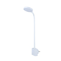 Portable Dimmable Touch-Controlled LED Wall Lamp with Flexible Gooseneck and Plug-In Design1
