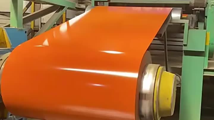 Color coating roll