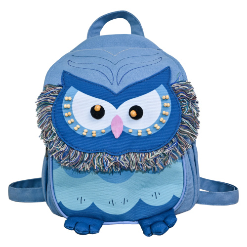 B398-貓頭鷹刺繡背包