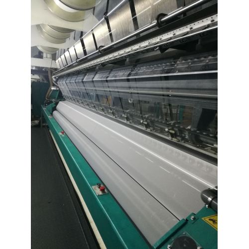 Creased Warp Knitting Fabrics are Made by Weft Insertion Machine