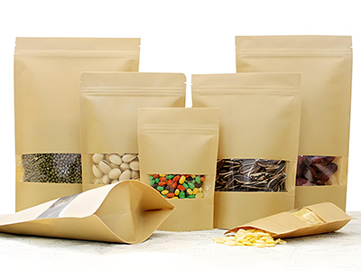 Which products can use sealable paper bags?