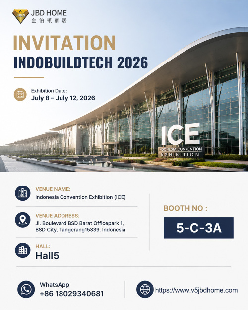 Conozca a JBDHOME en IndoBuildTech 2026: su principal fuente integral de puertas y ventanas