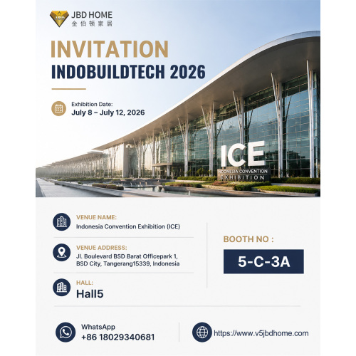 Meet JBDHOME at IndoBuildTech 2026: Your Premier One-Stop Windows & Doors Source