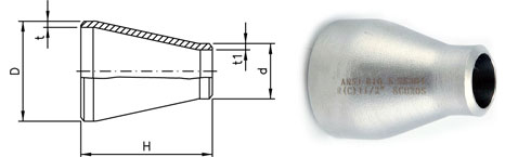 ANSI / ASME B16.9 Alın Kaynaklı Redüktörler Üretici ve İhracatçı