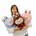 Labubu Soft Plush Toy - Cute Stress Relief Doll with PP Filling for Kids' Birthday Gift1