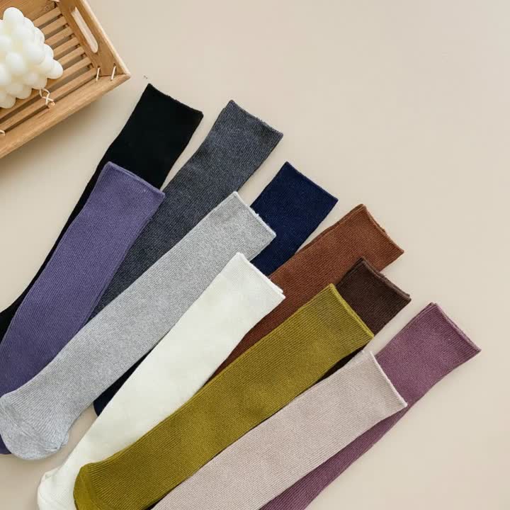 Calcetines de pierna larga versión coreana calcetines de pila calcetines desarraigados