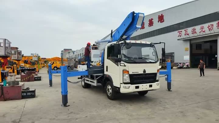 Camión de trabajo aéreo