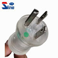 US Hospital Grade NEMA 6-15P to IEC320 C13 Medical Power Cable - Green Dot1