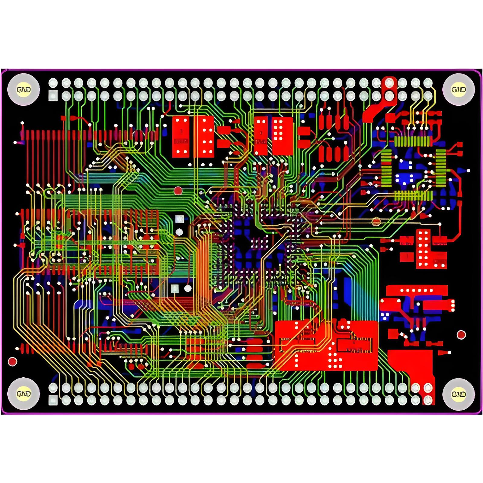 Diseño de PCB de placa base multimedia
