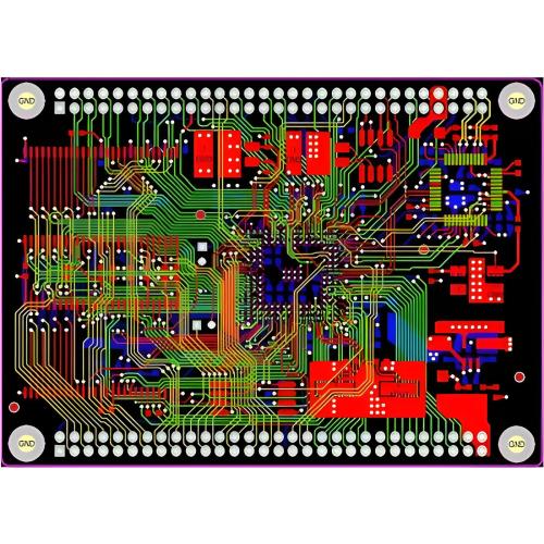 Diseño de PCB de placa base multimedia
