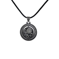 S925 Pure Silver Filigree Hollow Design Fish Blessing Pendant1
