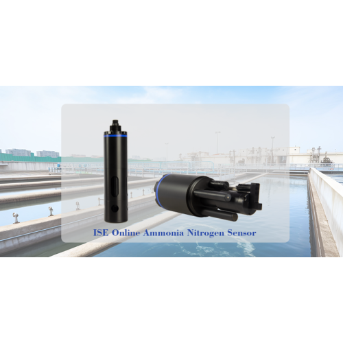 What is the measurement principle of the probe type ammonia nitrogen sensor?