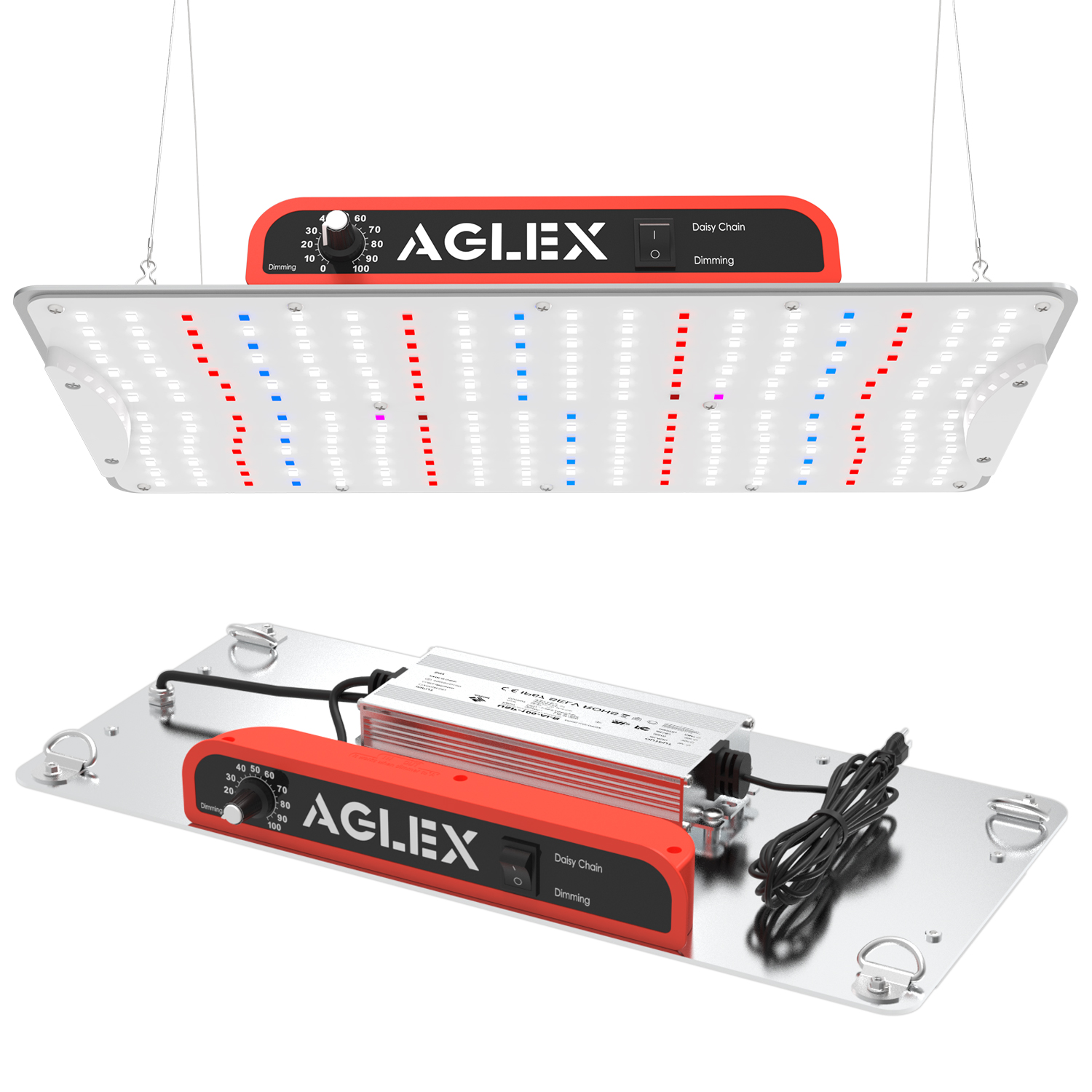 Aglex Quantum Board 100W LED는 빛을 발성합니다