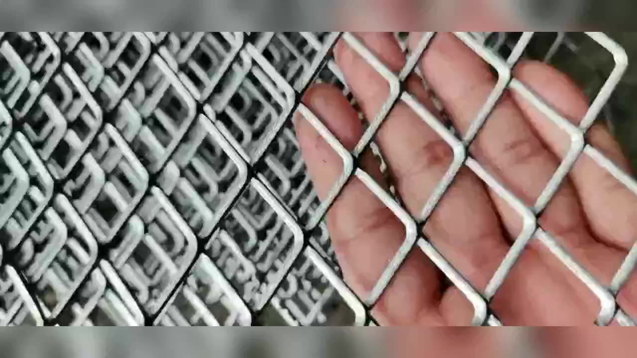Płaska rozszerzona metalowa siatka / rozszerzona stalowa metalowa siatka ocynkowa