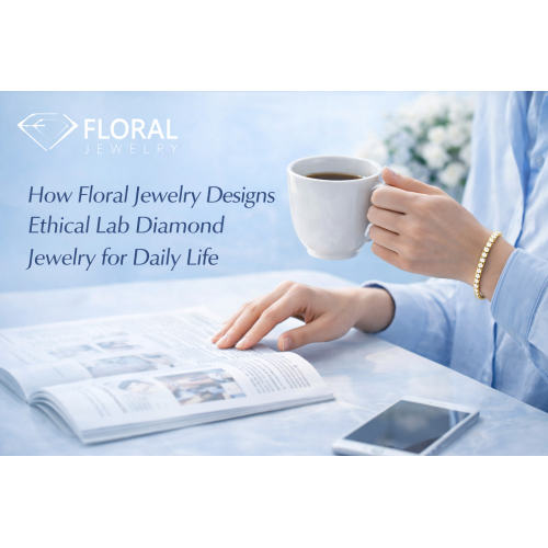フローラル ジュエリーが日常生活向けに倫理的なラボ ダイヤモンド ジュエリーをデザインする方法