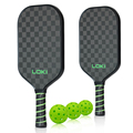 Loki Usapa Approved Pickleball Paddle Thermoformed T700+18K Raw Carbon Fiber Pickleball Paddle Set Of 2racket1