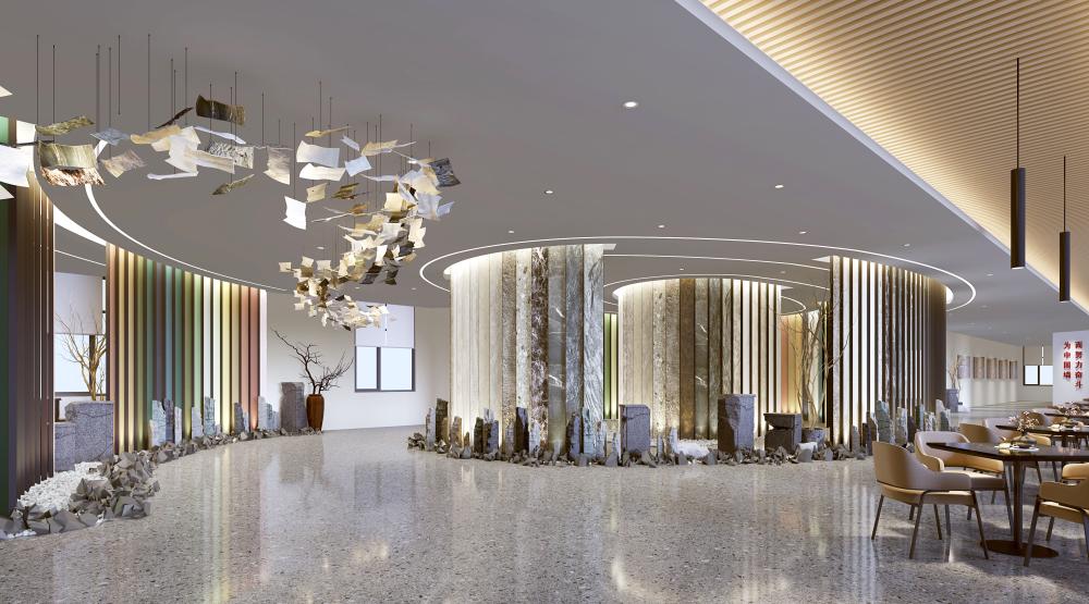 7000 Square Meter Chinese Wall Culture Museum And Product Exhibition Hall