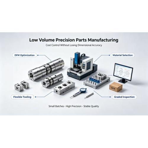 Fabricación por contrato de piezas de precisión en lotes pequeños | Cómo controlar los costos de fabricación sin comprometer la precisión