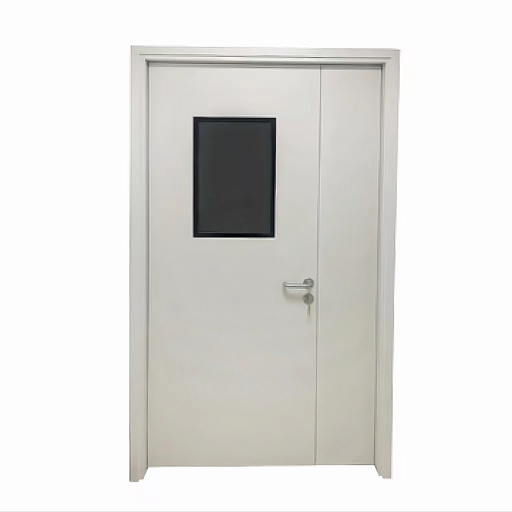 Laboratory aluminum airtight unequal double clean door1 (1)