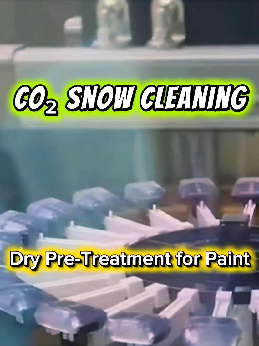 用于油漆预处理的二氧化碳除雪系统