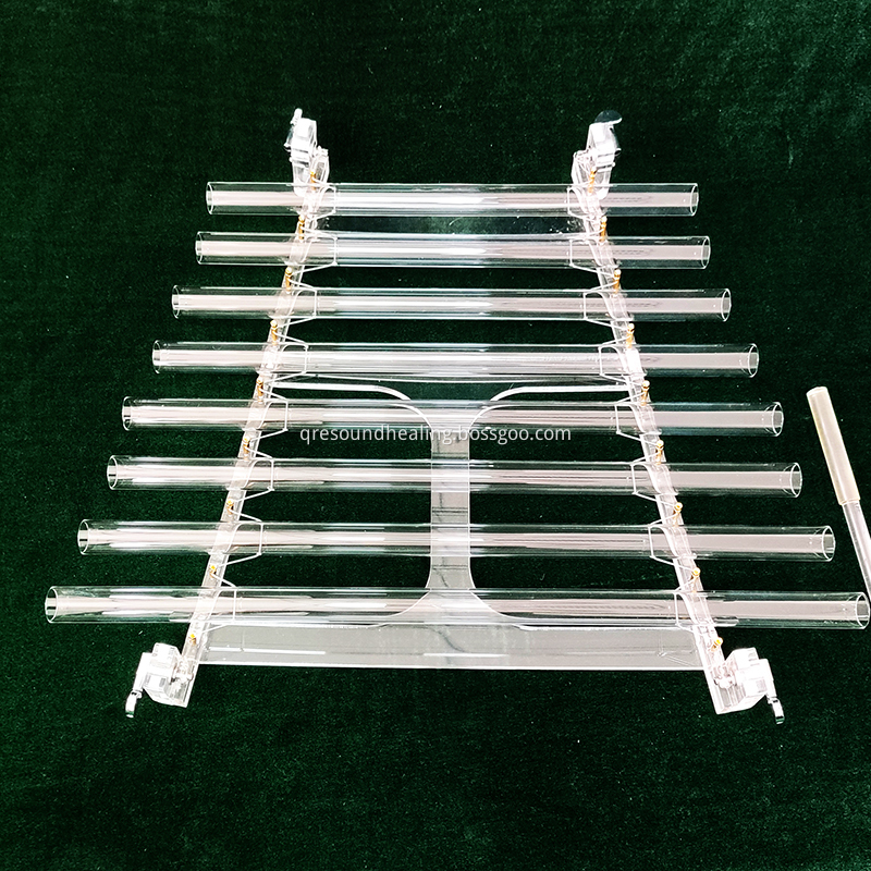 Perforated Clear Crystal Harp