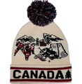 Jacquard Knitted Hat - Winter Mountaineering Hat with Wool Ball1