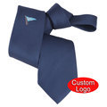Custom Logo Polyester Jacquard Neckties - Handmade 100% Microfiber Ties for Men1