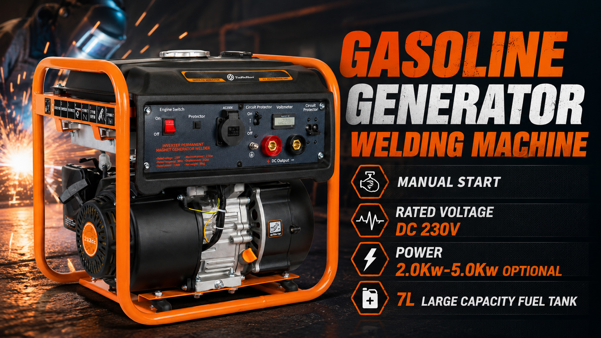 Máquina de soldadura de gasolina